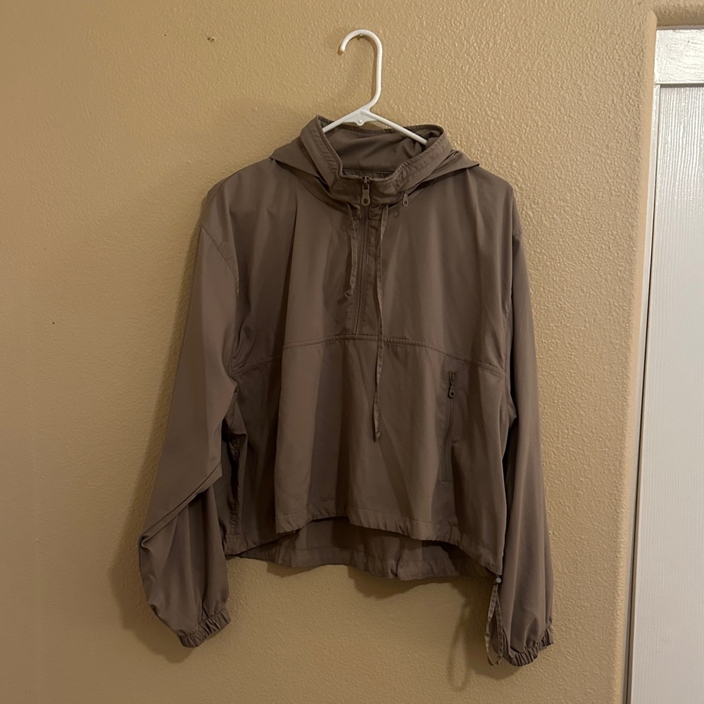 Girlfriend Collective Brown Hooded Jacket